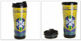 Garrafa ( squeeze ) 400ml com emblema da CBF Brasil