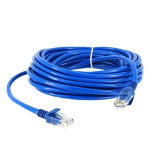 Cabo de rede Ethernet RJ-45 com 10m de extensão cat.5e azul