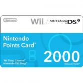 Cartão Wii Points com 2000 pontos Wii e DSi Entrega Imediata