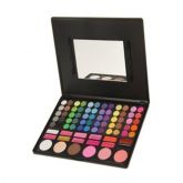 Paleta profissional 60 cores de sombras + 12 gloss + 6 blush